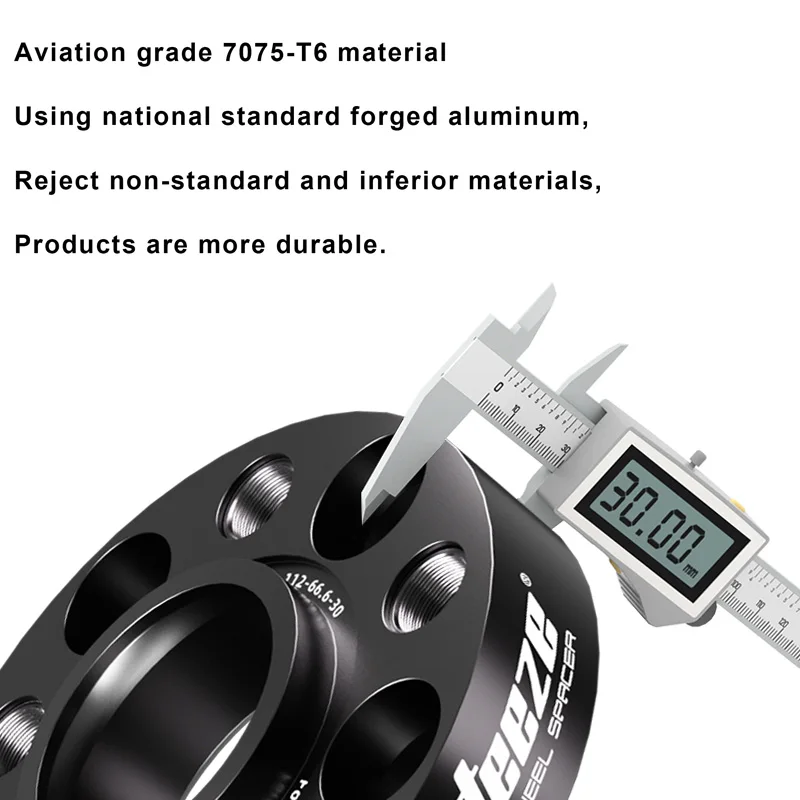 2pcs / 4pcs 5x108 60.1 For Chery Jetour Traveler / Jetour T2 Flange Plate T6-7075 Wheel Spacers Aluminum Hub widened Adapter