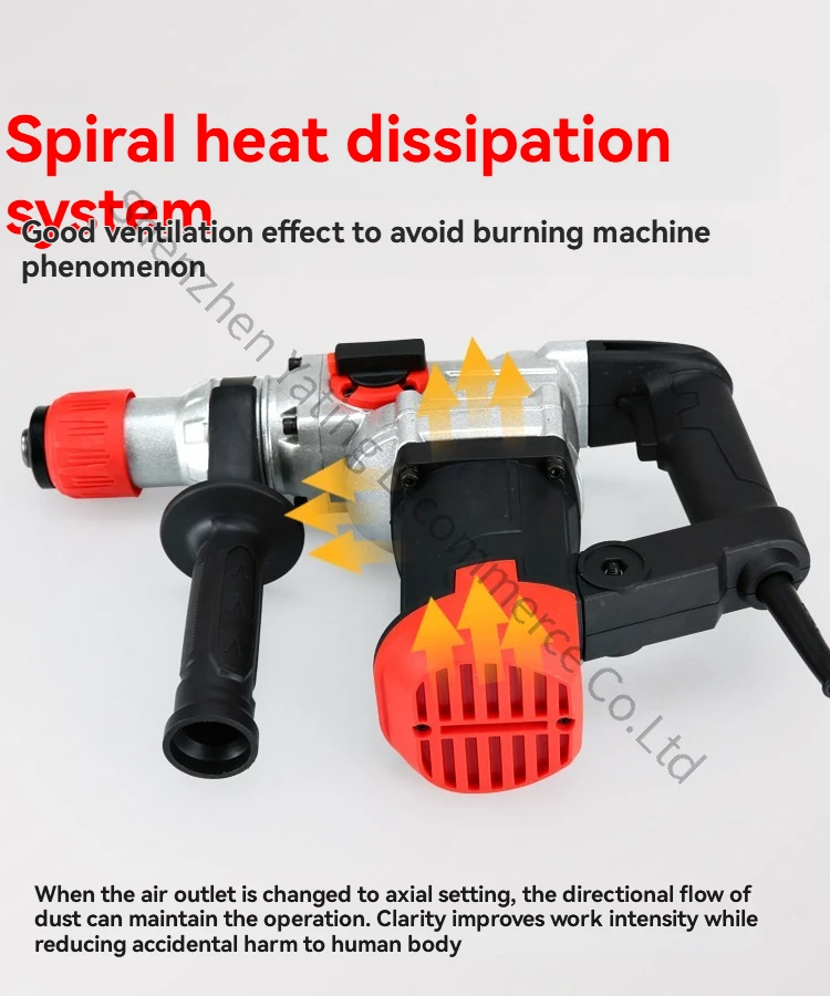High-power Electric Hammer Electric Pick Multi-function Through-wall Impact Drill Electric Dual-purpose Industrial Power Tools
