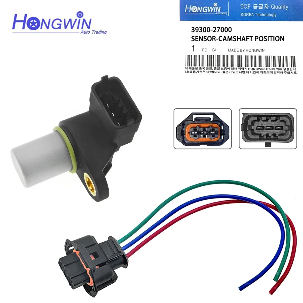 39300-27000 New Camshaft Position Sensor Plug For Hyundai Santa FE Tucson Accent GT Sedan 4-Door Getz i30 Matrix 2.0 2001-2009