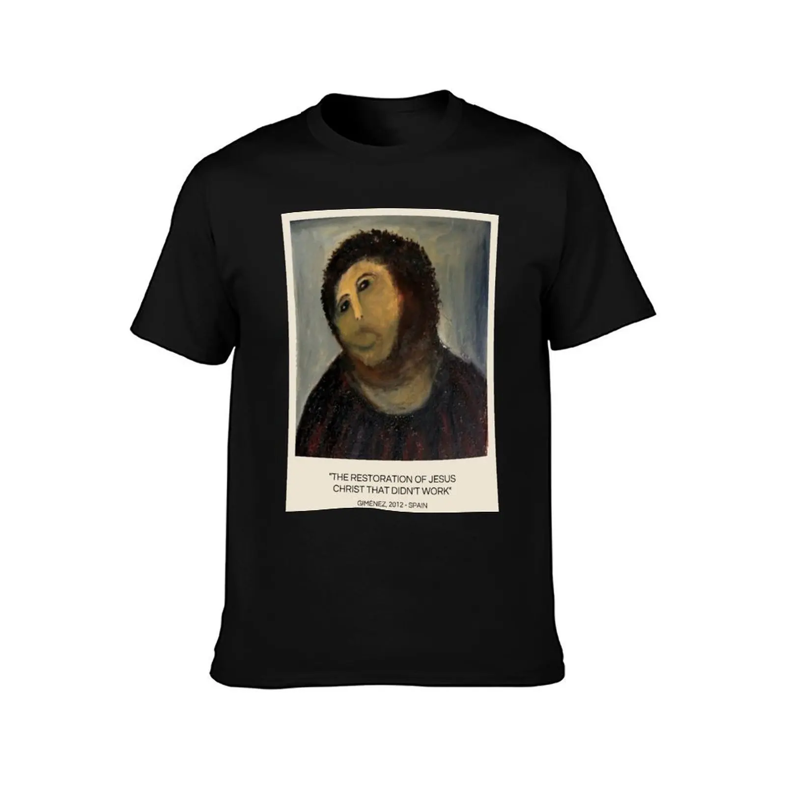 The Restoration of Jesus T-Shirt, Summer Casual Cotton Tee, Oversized Streetwear Tops, Vintage Graphic Print, Unisex Men Women