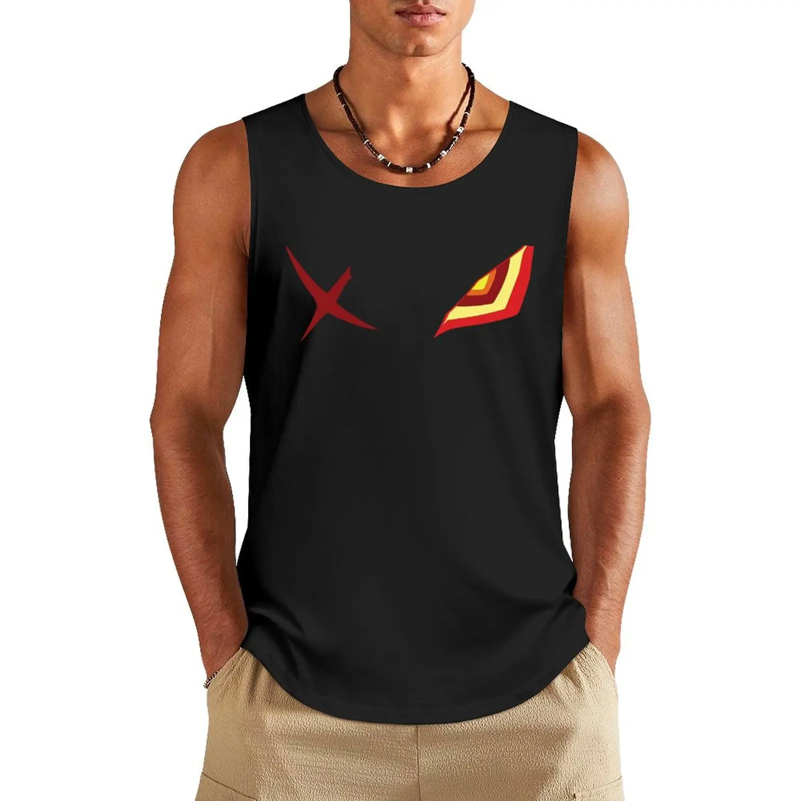 Senketsu Tank Top Men's t-shirts Sleeveless T-shirt vest for men Man sleeveless shirt