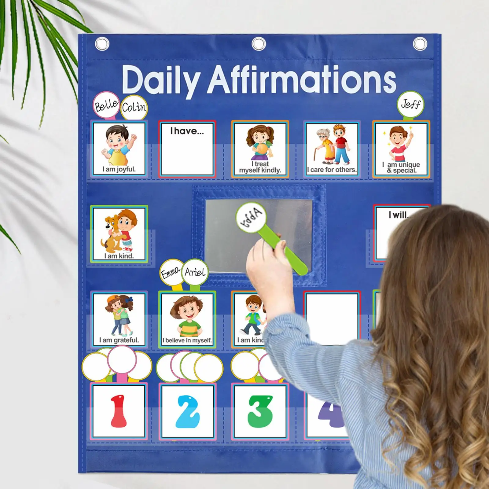 Positive Affirmations for Kids Kids Affirmations Chart for Office Classroom