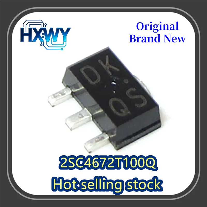 

(10/50 pieces) 2SC4672T100Q DK SOT89 DK transistor, brand new and original.