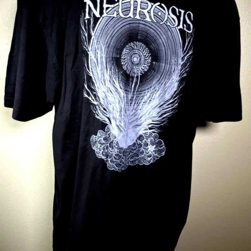 

Neurosis Heavy Metal Band Concert Tultex Черная мужская футболка из 100% хлопка XXL