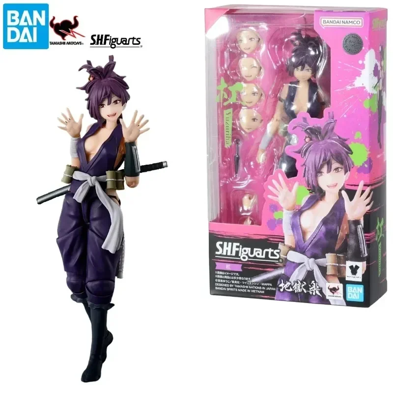 In Stock Bandai S.h.figuarts Shf Yuzuriha “hell Raku” Action Figure Collectible Original Box Toy Gift