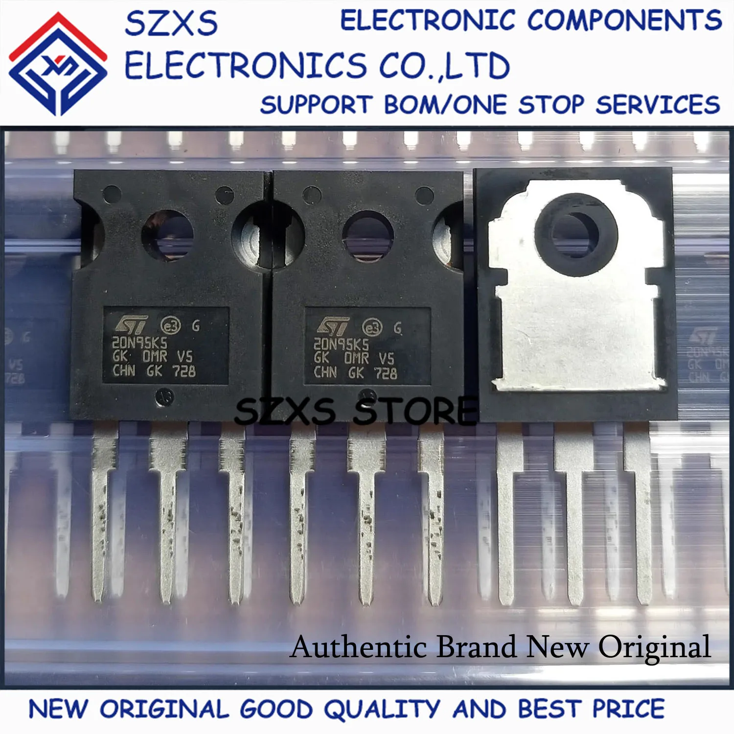 New Original 10Pcs STW20N95K5 20N95K5 TO-247 950V 17.5A MOSFET Field Effect Transistor In Stock Good Quality
