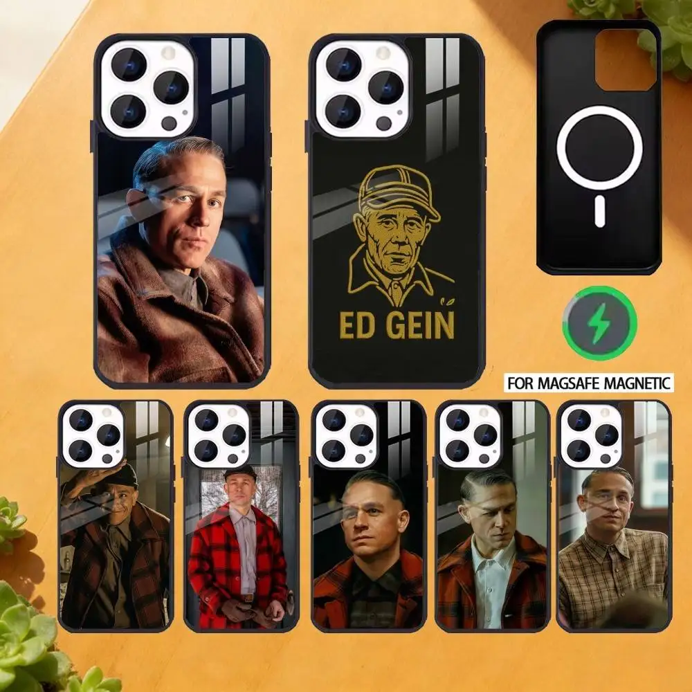 

Killer Ed Gein Phone Case For iPhone 17,16,15,14,13,12,Plus,Pro,Max For Magsafe Magnetic Wireless Charge