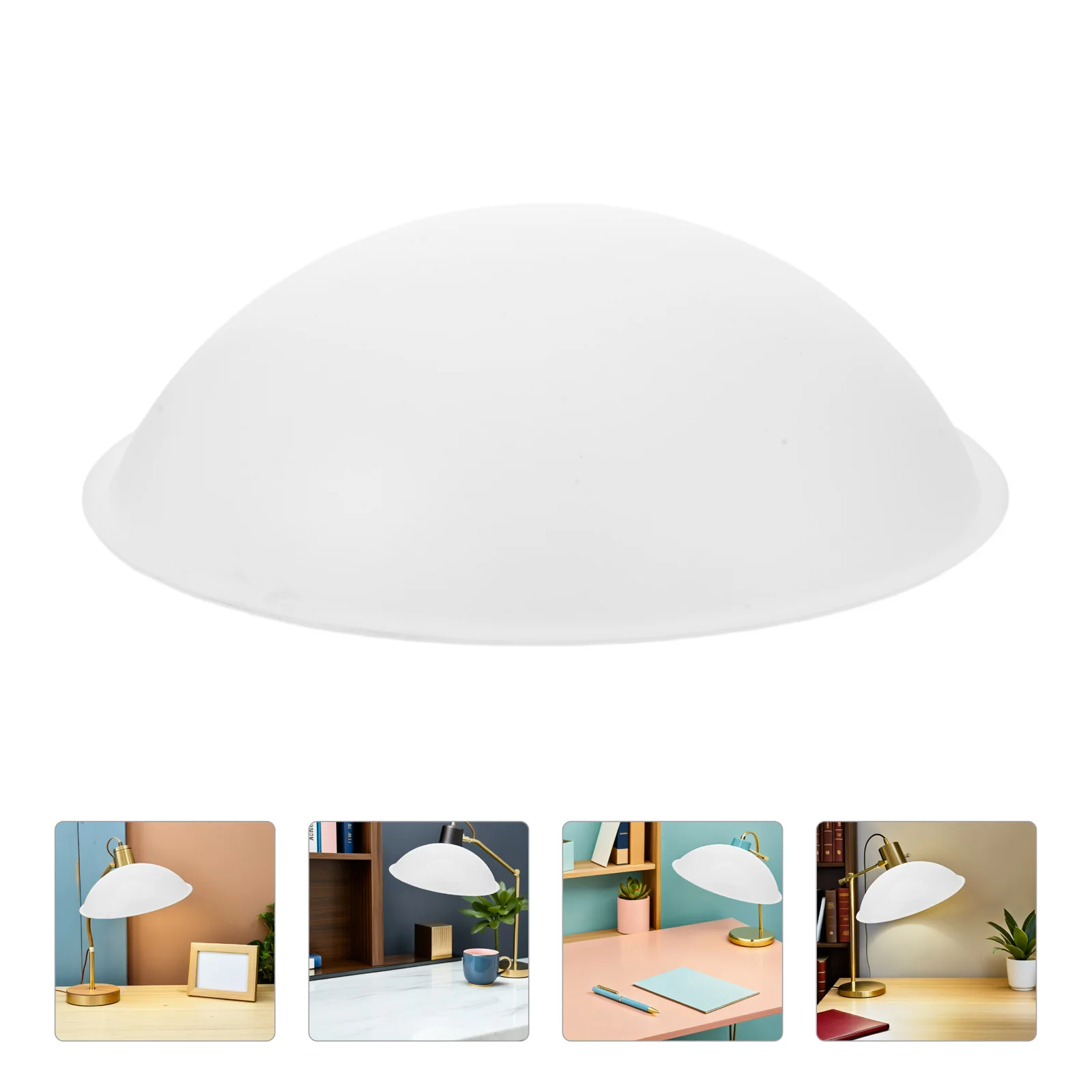 

Acrylic Semicircle Lampshade White Ceiling Light Shade Replacement Cover Pendant Floor Table Lamp Diffuser Bedroom