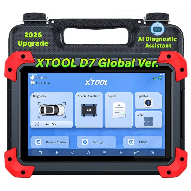 New Upgrade XTOOL D7 Auto Ecu Tester Car Diagnostic Tools Equipment Code Reader Obd2 Scanner with 36+