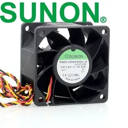 New 6038 60mm dual ball bearing cooling fan 12V 10.6W server PMD1206PMB1-A 60*60*38mm for SUNON