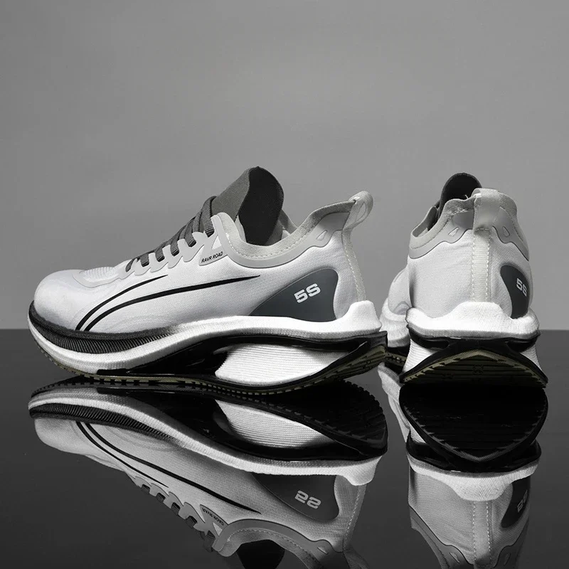 Marathon Men's Running Shoes for Women Mesh Jogging Sports Shoes High-quality E-TPU Sole Sneakers Men Athletic Training Shoes