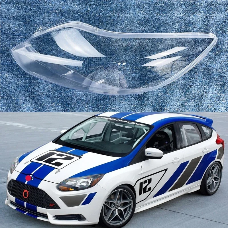 

For Ford Focus 2012 2013 2014 Car Accessories headlight cover transparent glass lamp cover lamp shell surface headlight mask