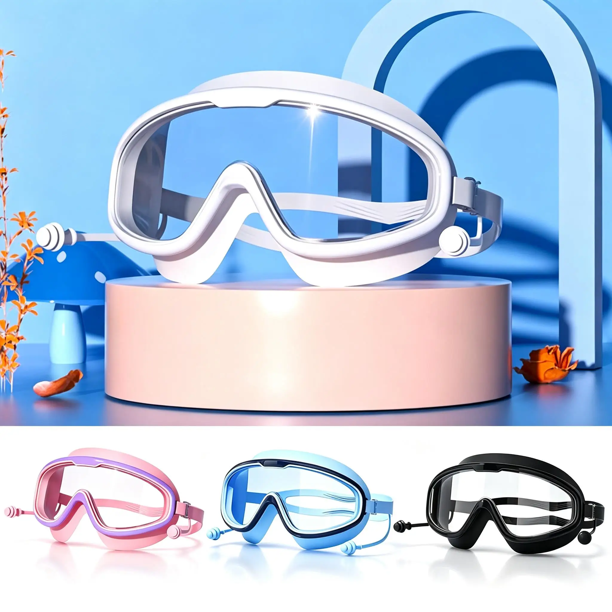 Unisex Unisex Comfort‑Fit Swim Goggles Scratch‑Resistant Lens,Pink Blue & More Colors Optional for Adults Water Sports - Aliexpress Deal