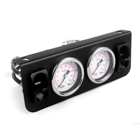 Panel de control de aire Válvula de paleta manual de dos interruptores con doble calibre de 180 PSI para asiento de camión y suspensión neumática