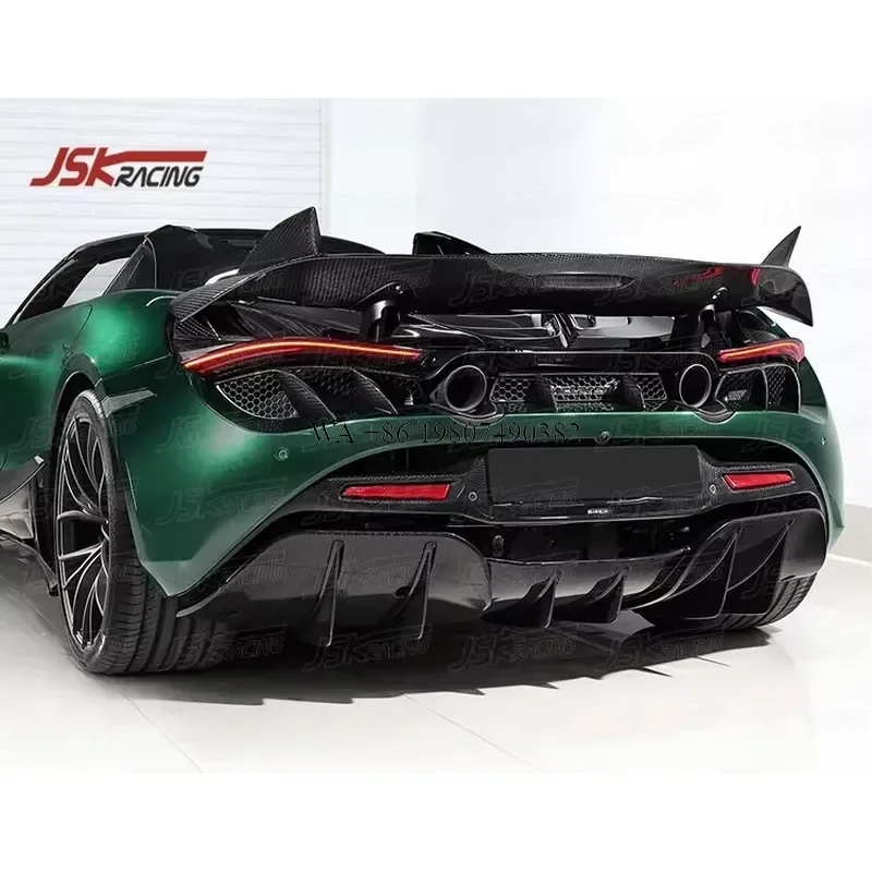Wmwmnu Carbon Fiber Rear Spoiler Wing for 720S 2015-2018 Trunk Lip Body Kit Auto Accessories Performance Style