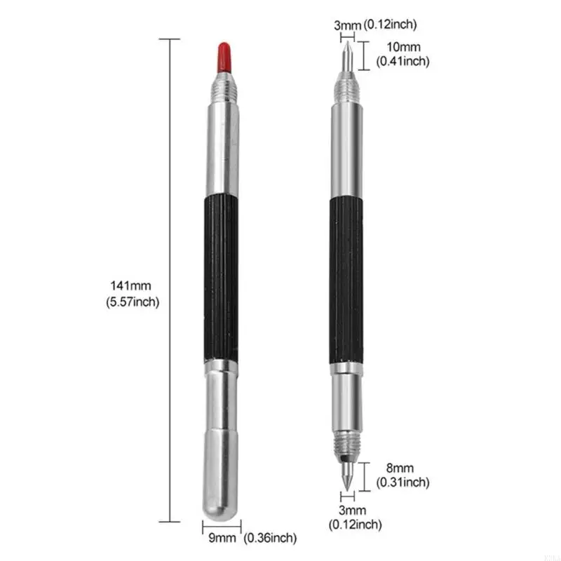 K3KA ALLIAG ACTE TIP Double extrémité Scriber Pen Ceramics Glass Marking Tool