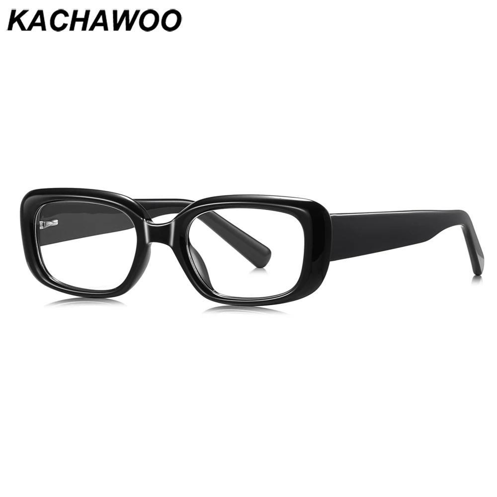 

Kachawoo blue light glasses fashion black blue grey TR90 square glasses frame for men women computer trending European style