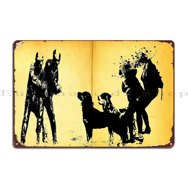 الفتيات الذين لا تحب السلطة V علامة معدنية الديكور المطبخ طباعة جدار اللوحة الرجعية تين تسجيل ملصق #1