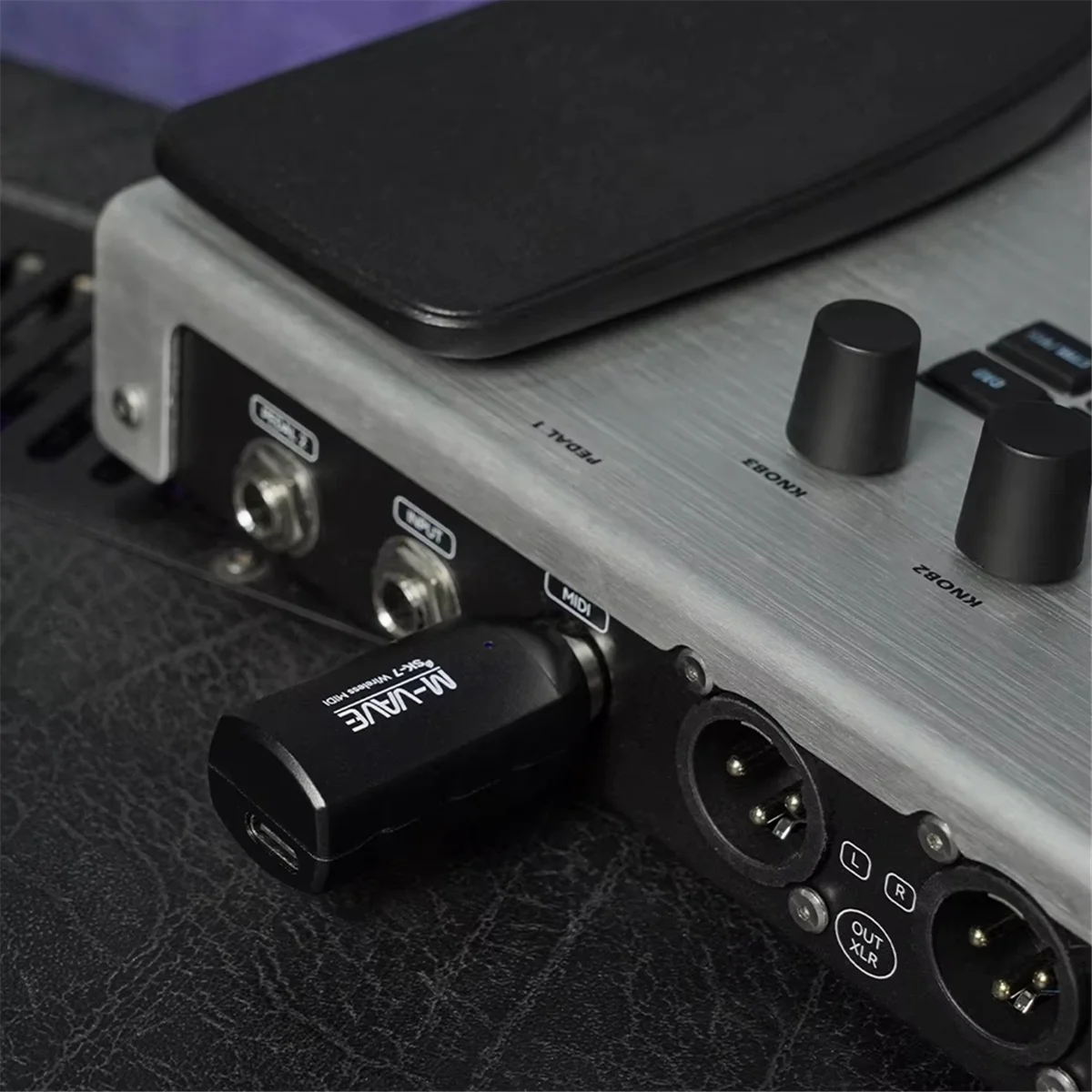 Adattatore MIDI M-VAVE SK7 Mini ricevitore Midi wireless ricaricabile/trasmettitore Adattatore sistema di trasmissione Supporto Plug and Play