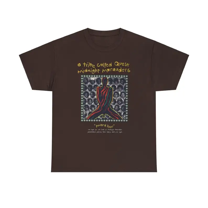 Midnight Marauders T-Shirt A Tribe Called Quest Graphic Tee Rap Merch Hip-Hop Shirt Unisex Gift Concert