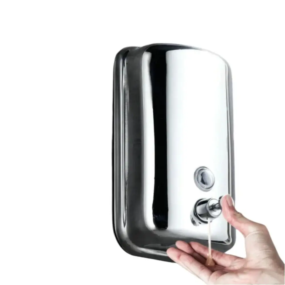 500/800/1000 مللي موزع شامبو الحمام الفولاذ المقاوم للصدأ سعة كبيرة هلام الاستحمام زجاجة تخزين الظهر الثابتة الحائط