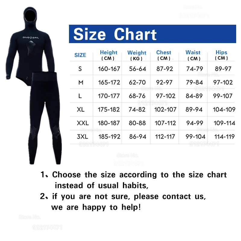 3MM Wetsuit Open Cel Duikpak Beroep Speervissen Wetsuit CR Neopreen Camo Capuchon Duiken Snorkelen Diepe Wetsuits