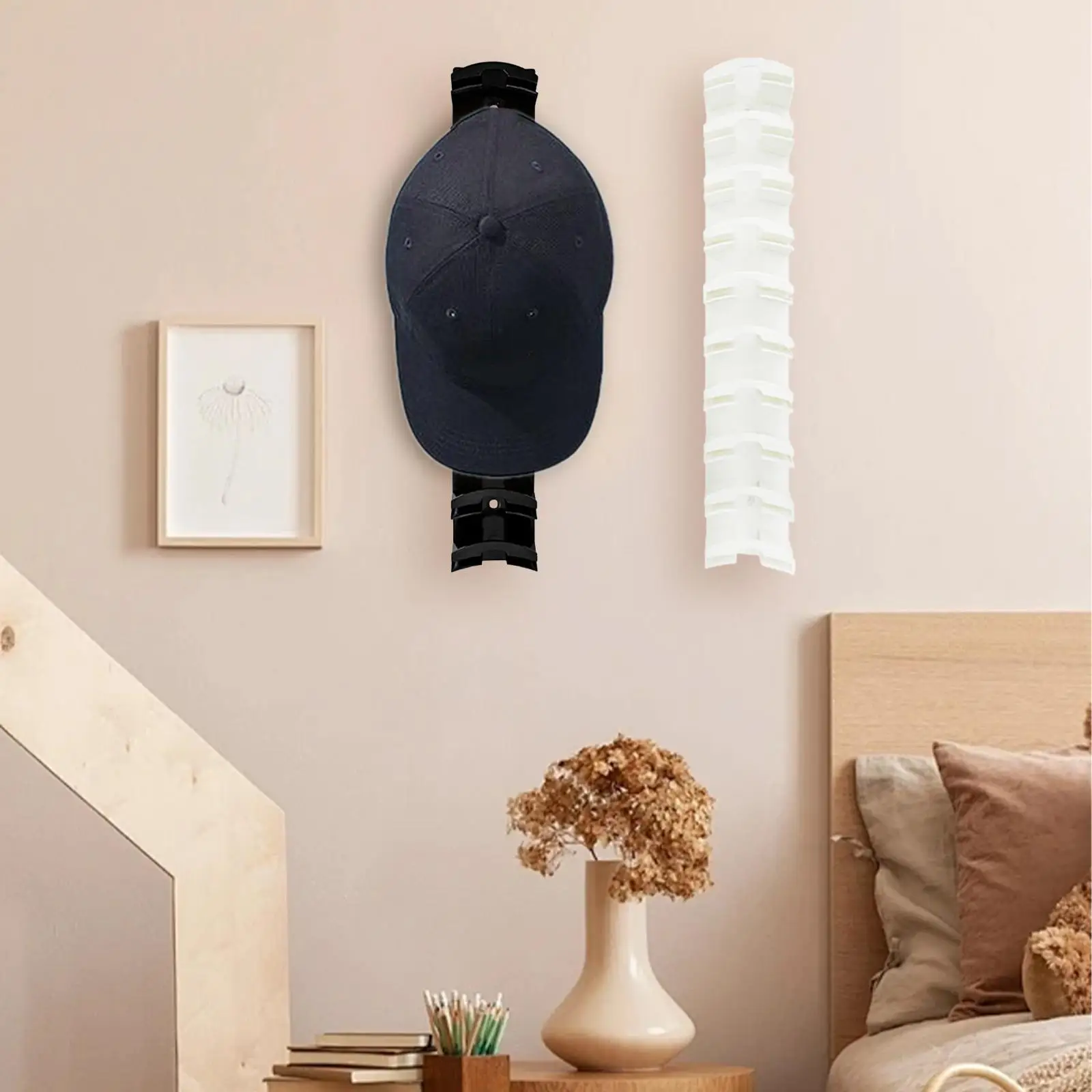 

Hat Organizer for Baseball Cap Cap Organizer Storage Practical for Wall Hanger Hat Rack for Entryway Cloakroom Home Closet