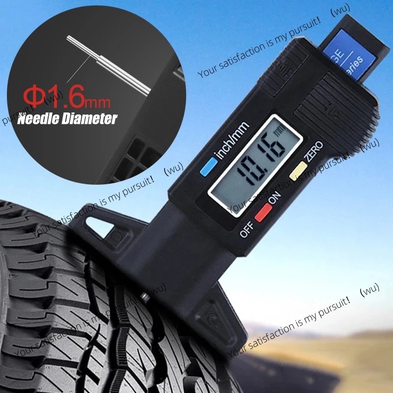 

Digital motorcycle car tire tread depth measuring instrument, caliper thickness measuring gauge