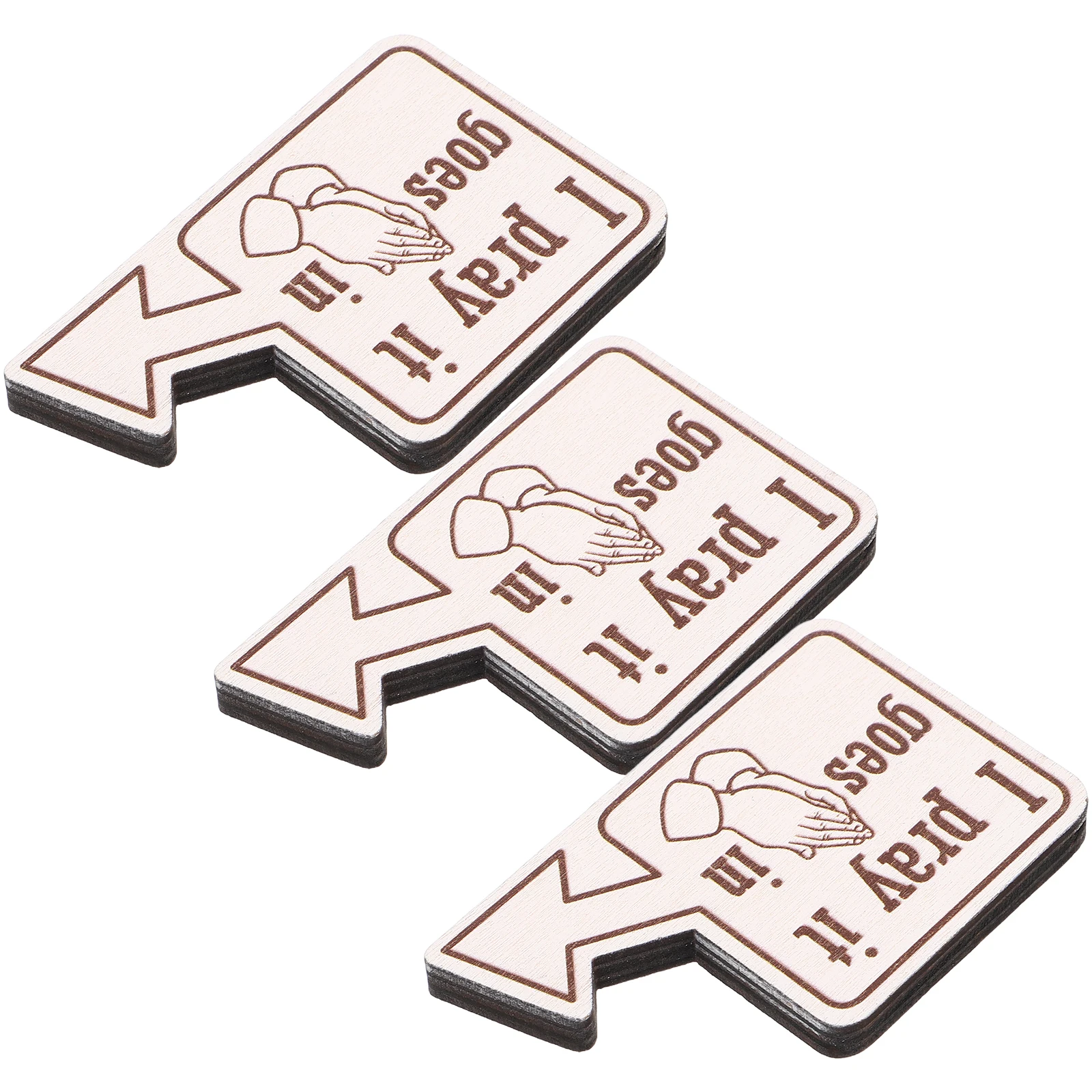 

3Pcs Funny Billiards Marker Wooden Sign Pool Table Accessories Home Bar Party Decor Sophisticated Craft