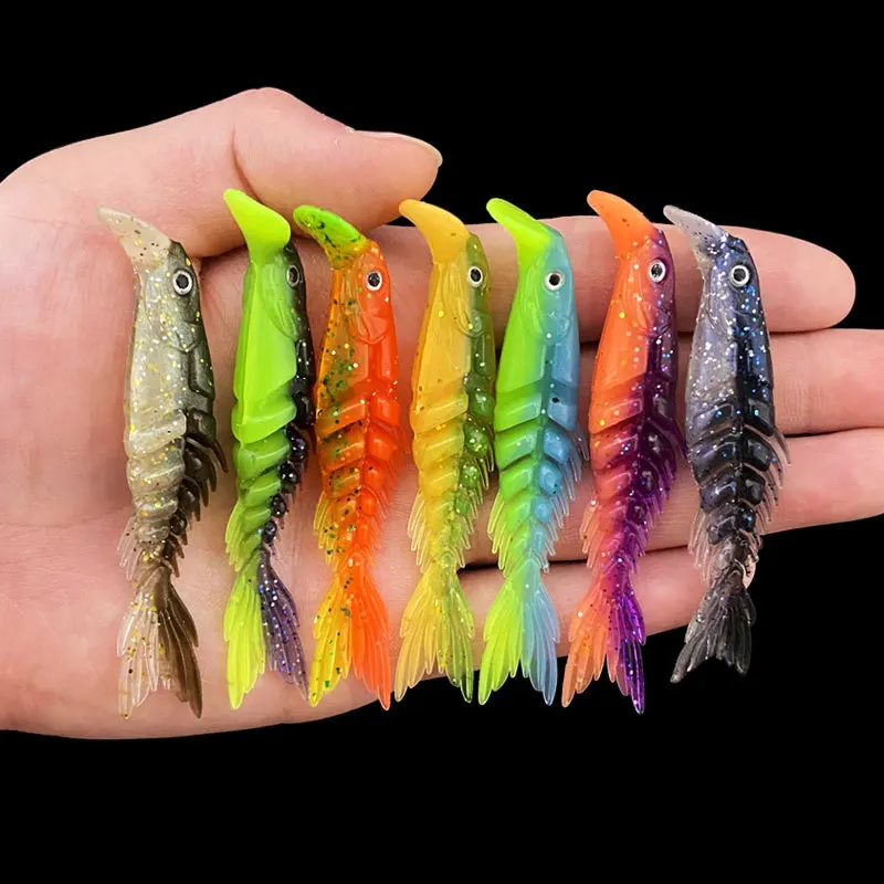 

Sea Yolo 2Pcs/13cm 3Pcs/10cm Multi Segmented Bone Fish Artificial Lure Jig Head Soft Fishing Bait Wobblers Carp Fishing Lure