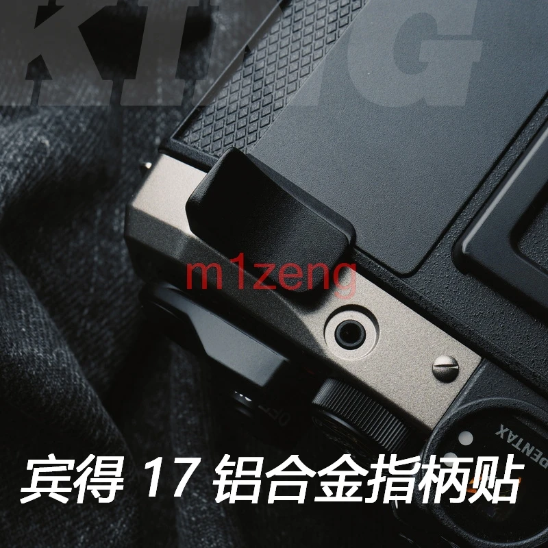 Uchwyt na palec metel kciuk w górę gorąca stopka uchwyt ręczny uchwyt na gorącą stopkę osłona adaptera podpórka do aparatu PENTAX 17