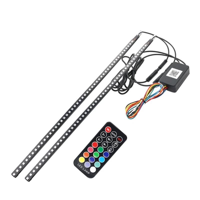 48 LED  Knight Scanner Lighting Bars Universal for Car SUV with Remote Control 22in Vehicle Exterior Decoration