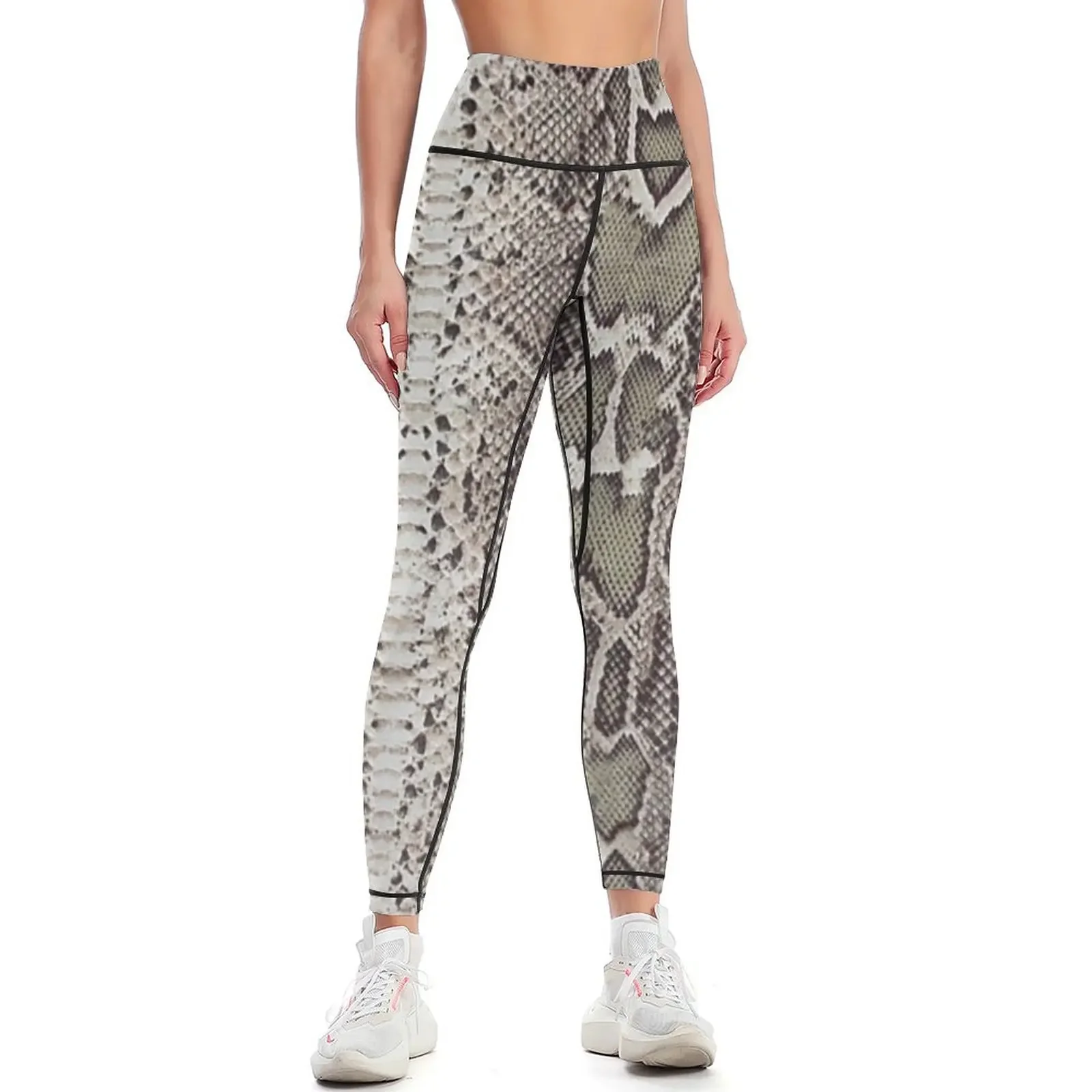 

SnakeSkin Print Leggings Sports pants for sports for gym Tight fitting woman gym pants Womens Leggings