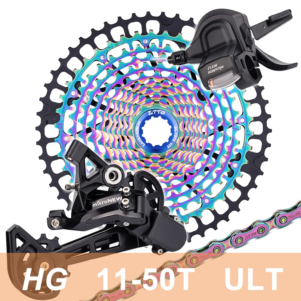 ZTTO MTB 12 Speed Bicycle Shifter Rear Derailleur Group Set Clutch