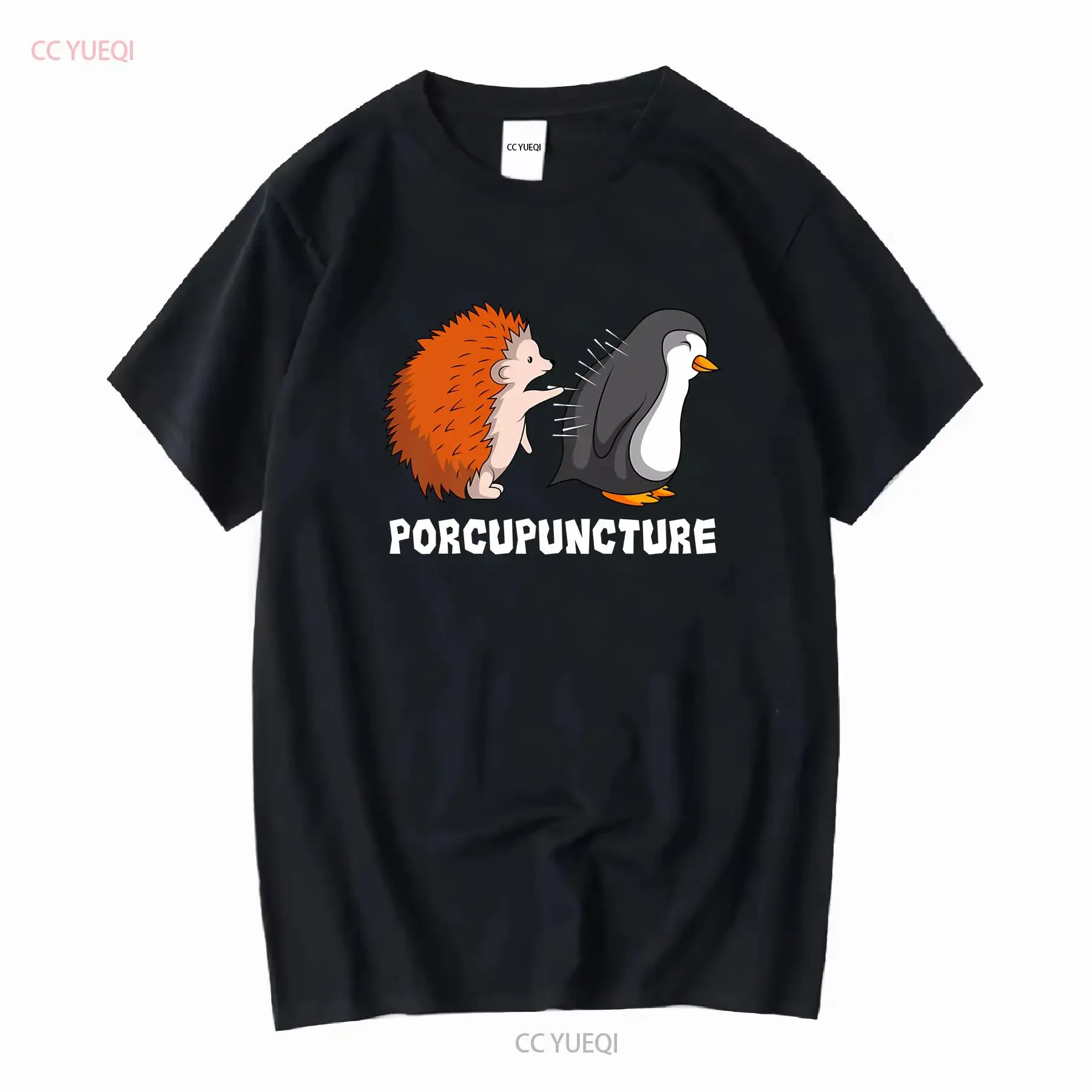 Porcupuncture T Shirt For Porcupine Lovers Quill Pig Design Porcupettes Porcospino Thorn Acupuncture vintage Washed Unisex