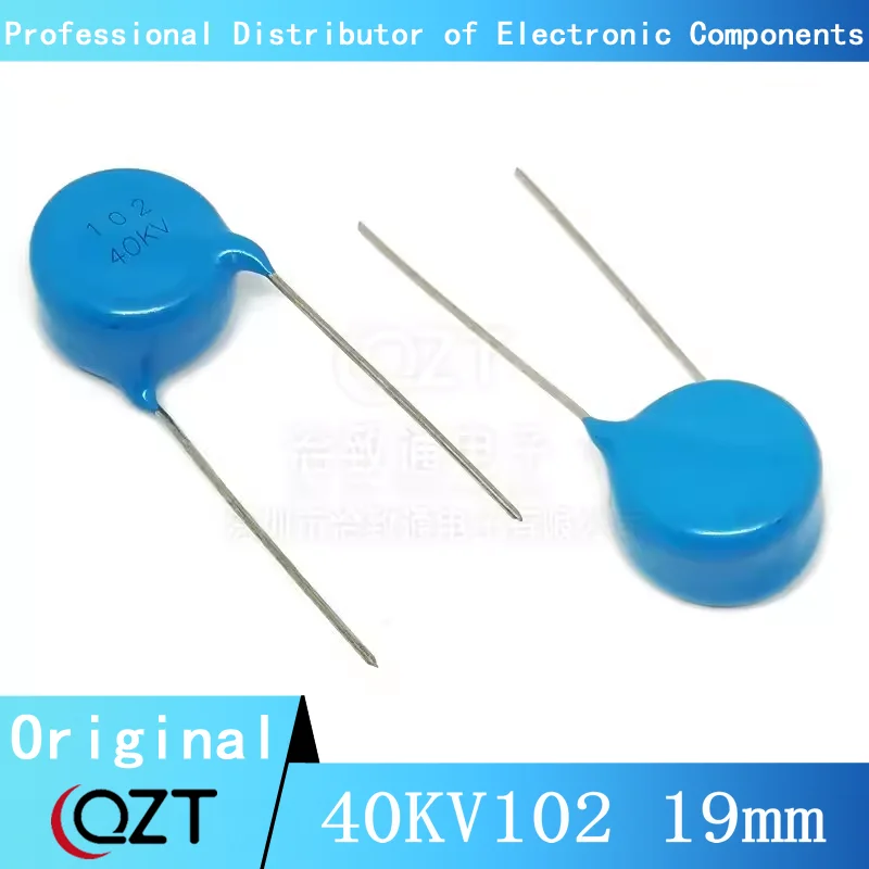 

5pcs/lot-10pcs/lot 40KV102 19mm 102/40KV 102 40KV 1nF 1000pF CT81 High Voltage Ceramic capacitor