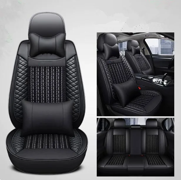 Full set car seat covers for Mercedes Benz GLE 250d 300d 350 400 450 2026-2015 5 Seats breathable seat cushion durable seat case