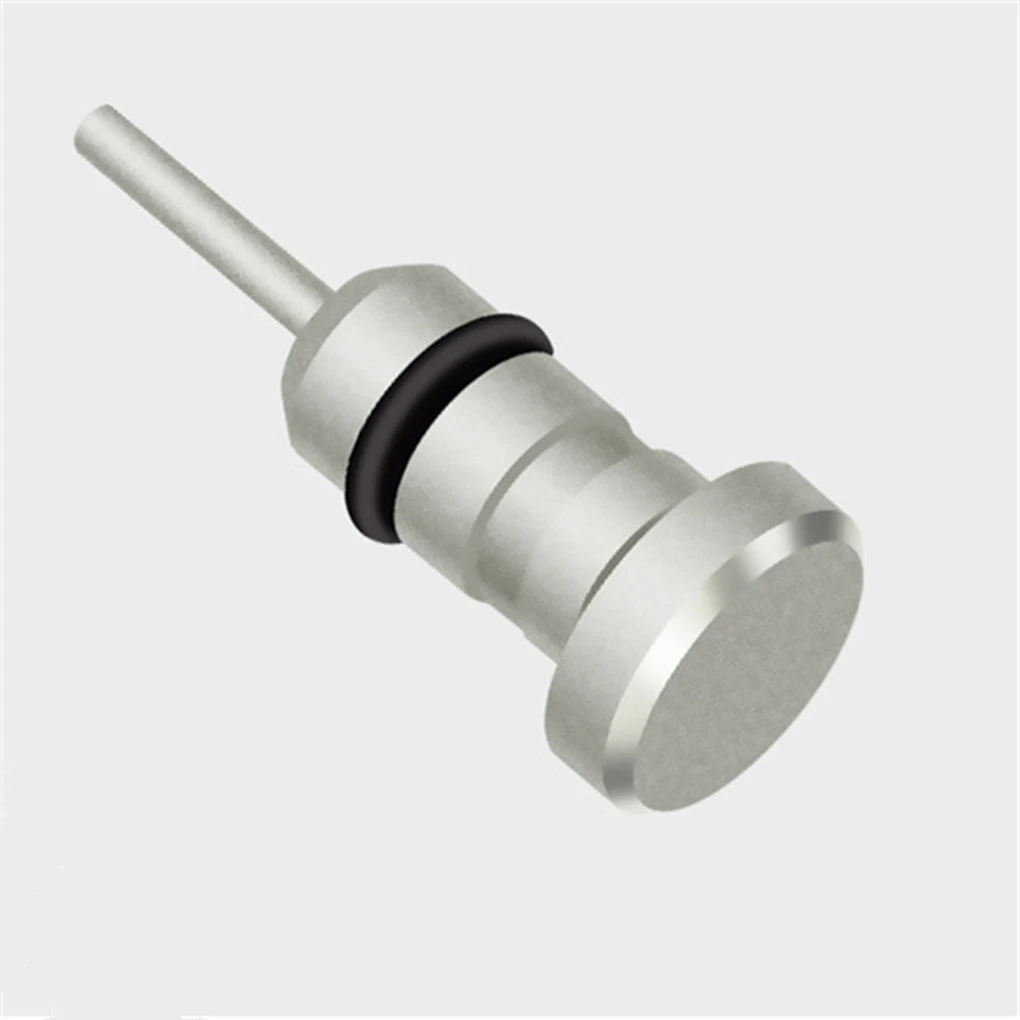 3.5 AUX Earphone Interface Phone Audio Dust Stopper Cover Mobile Phone Card Retrieve Card Pin Accessory, Gold