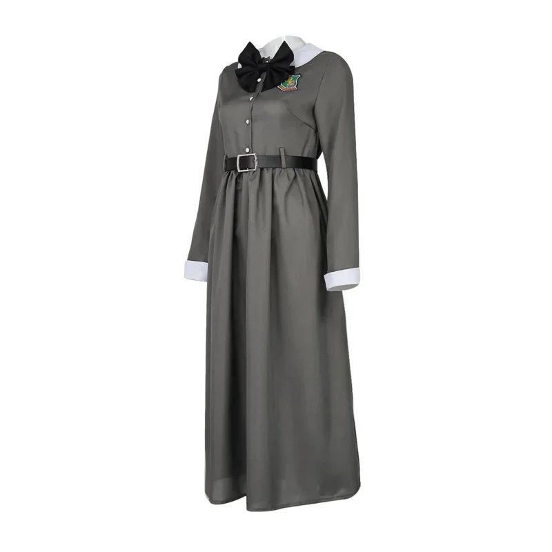 EE01 Kikoru Shinomiya Cosplay Costume Anime Kaiju No. 8 Gray Dress Uniform Headwear Third Division Halloween Party Women iCoIo0！