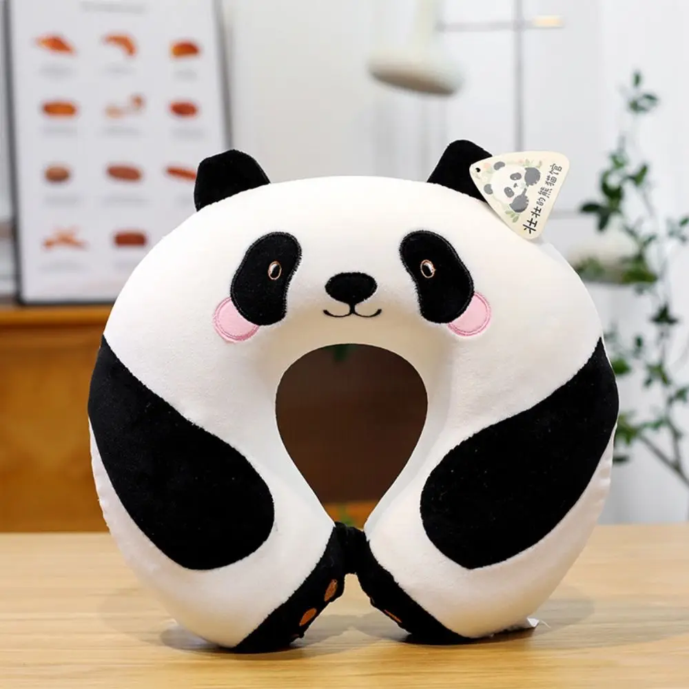 Marionnette à main en peluche Panda, Kawaii, Simulation douce, oreiller de cou, écharpe, gants, chapeau en peluche, cadeau pour enfant