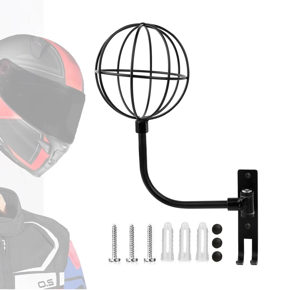 

Multi Unctional Helmet Mount Motorcycle Helmet Hook Moto Accessories Helmet Claw Hook Easy Install Wall Mounted Displaty Bracket