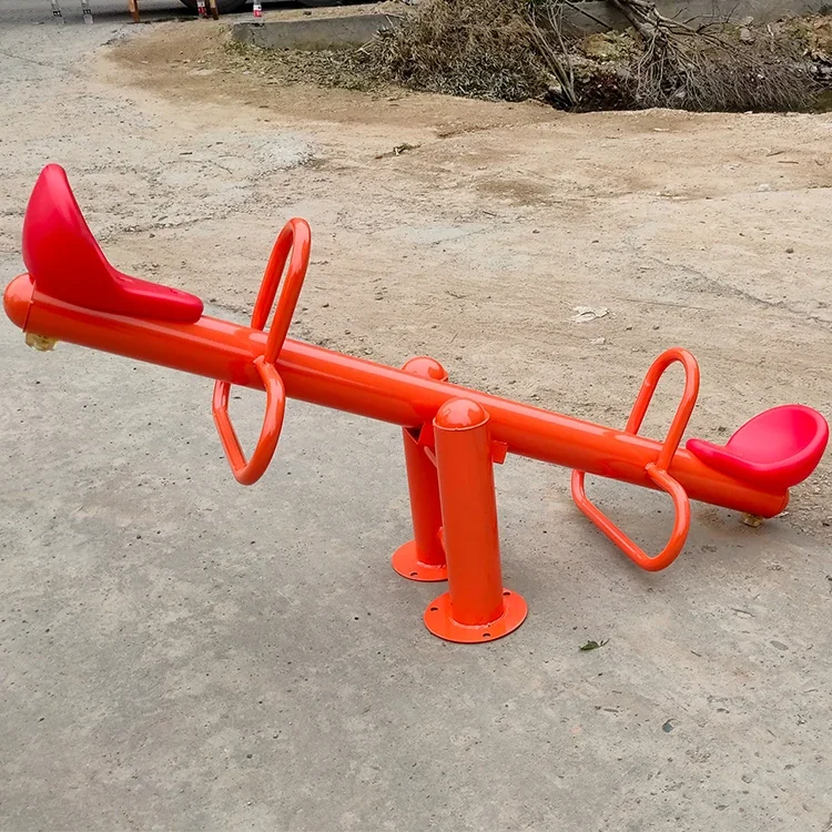 

Orange Metal 1.9 Meter Kids' Outdoor Seesaw for Sensory Garden for Playgroundpromote sales