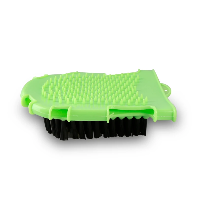 Cavassion Equestrain Plastic Curry Comb, Remove Mud from Winter Coats Horse Clipperd Brush