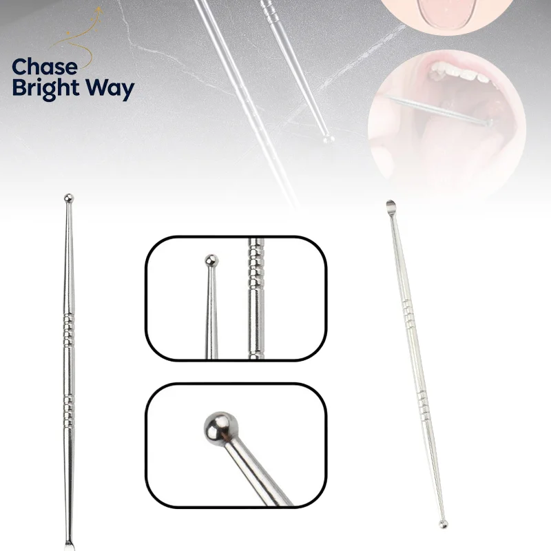 1pcs Tonsil Stone Removal Ear Wax Remover Stainless Steel Remover Mouth Cleaning Care Tools Tonsil Stone Remover Health Care