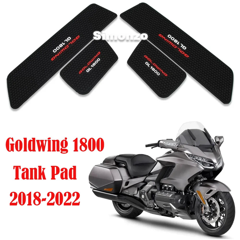 

Для чемодана HONDA Goldwing 1800 GL1800 F6B, защита от царапин, подходит для GL1800 наклеек, коврик для бака, Goldwing Tank Pad Grip Kneepad