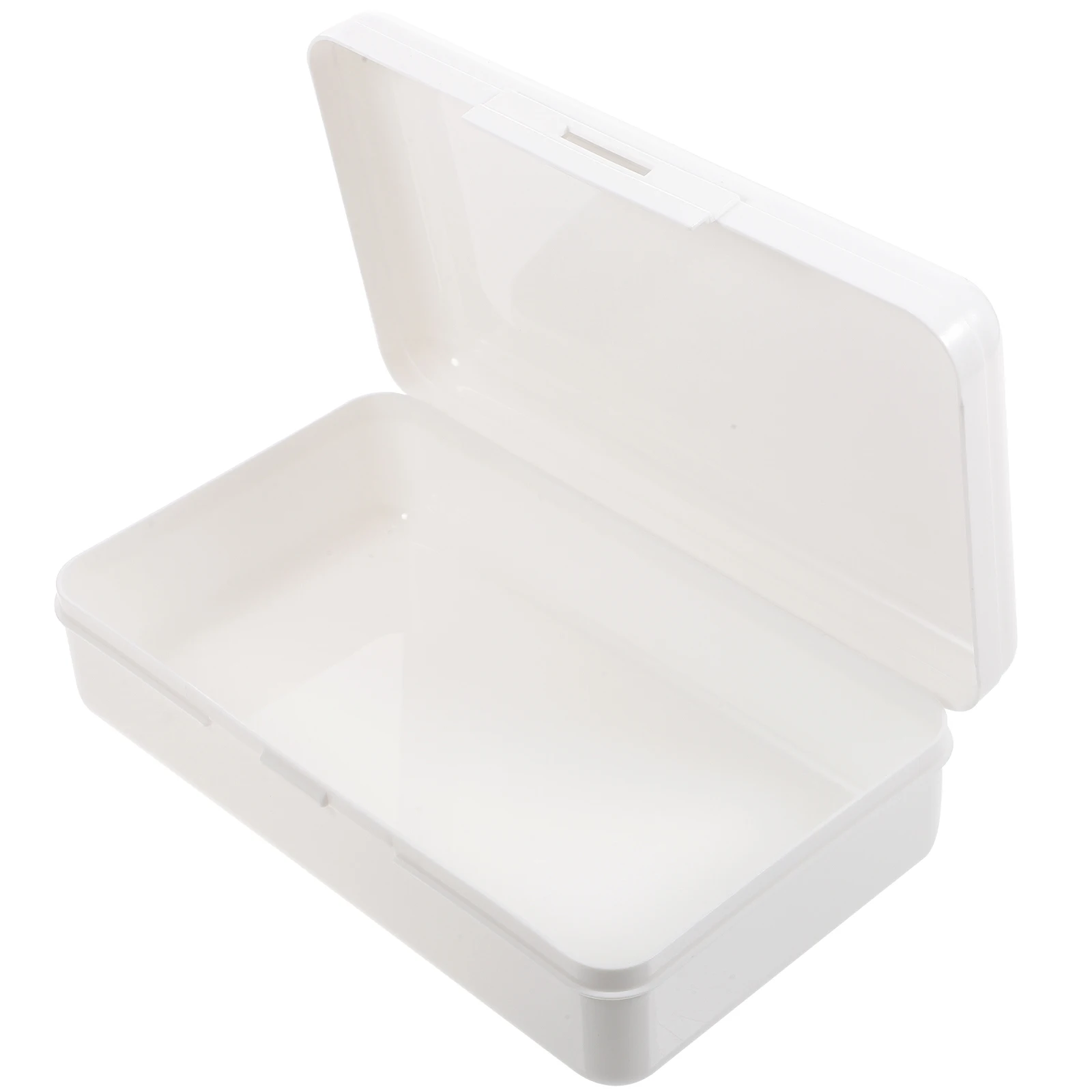 

Plastic Pencil Case Stationery Box Large Capacity Pen Storage Kids Student Teacher School Supplies Desk ganizer