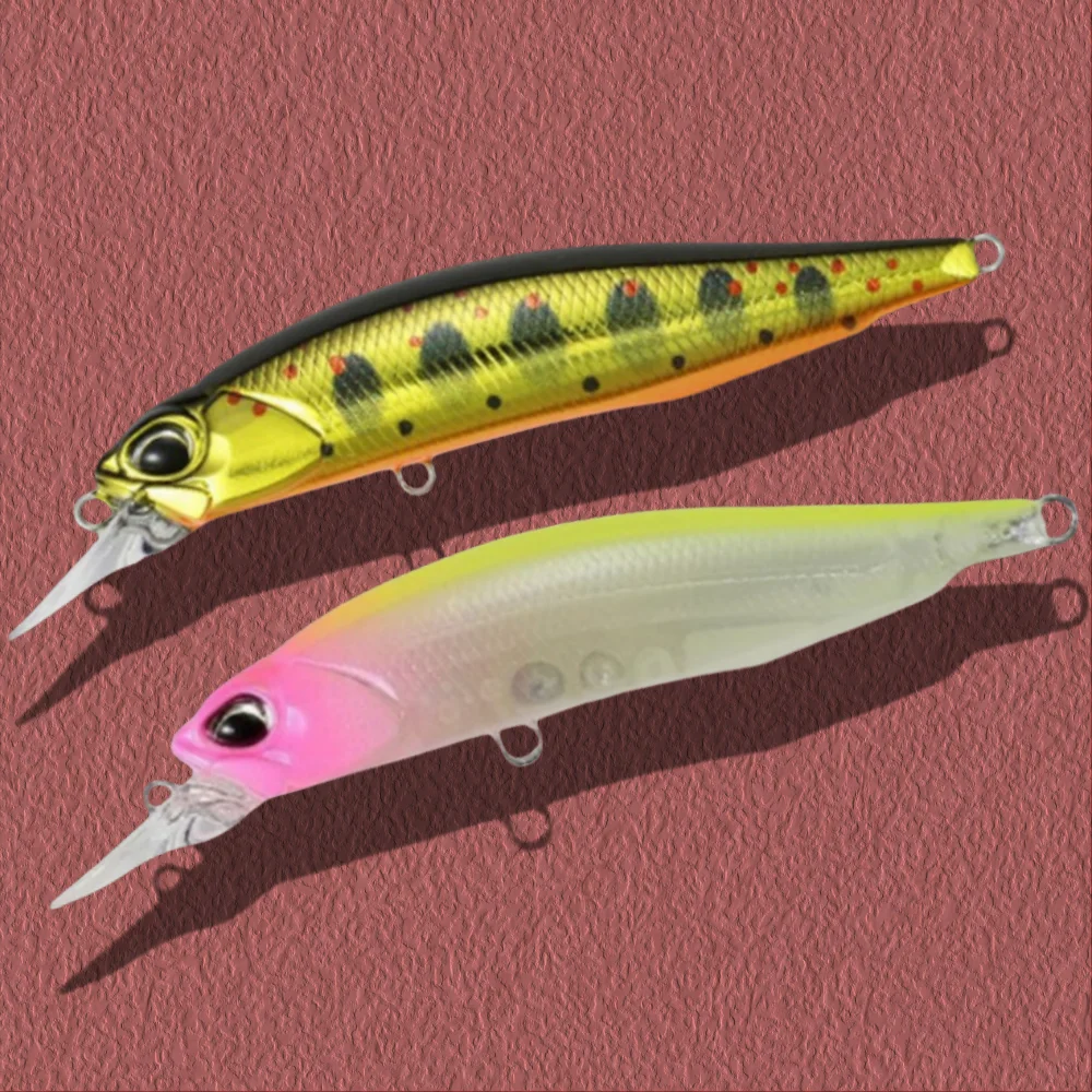 تعليق أسماك البلمة السحر Jerkbaits Wobblers 63 مللي متر 5 جرام المياه المالحة/المياه العذبة لبايك القاروص براون سمك السلمون المرقط الثنائي واقعية Rozante السحر #1