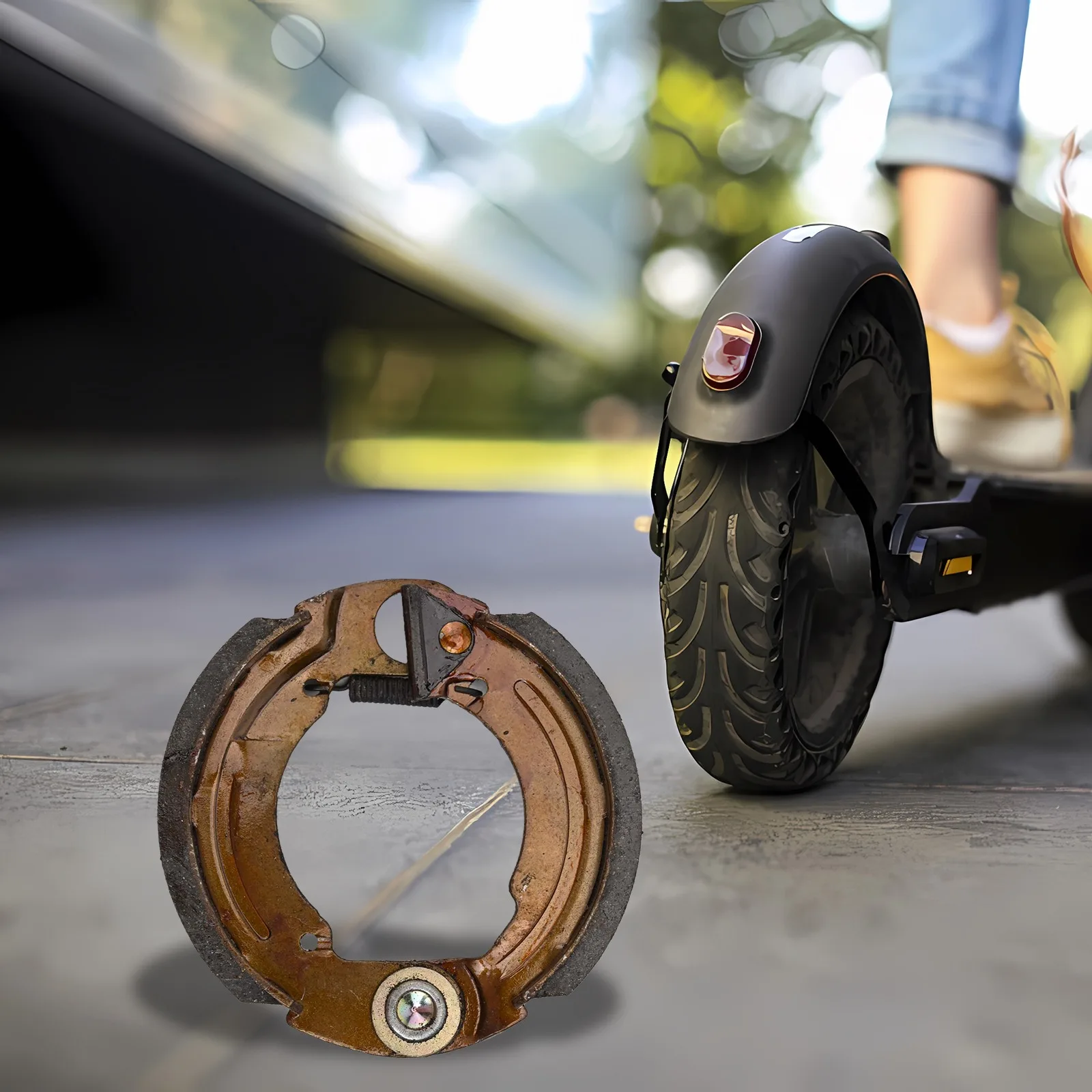 Ebike Bremsbeläge Roller 90-110 Typ 90 MM Bremsbacken Für Motorrad AVT Gute Korrosionsbeständigkeit Hitzebeständigkeit – Detail 9