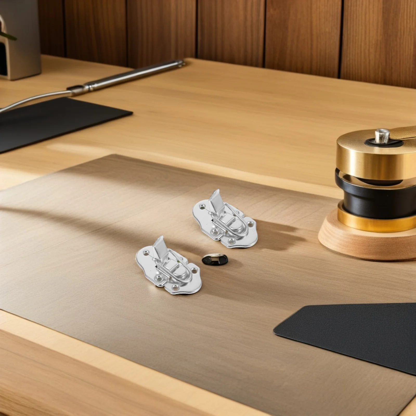 

10pcs Box Hasp Latch Iron Clasp Buckle For Toolboxes Garage Cabinets Rv Chests Durable Spring Toggle Lock Closure Fastener