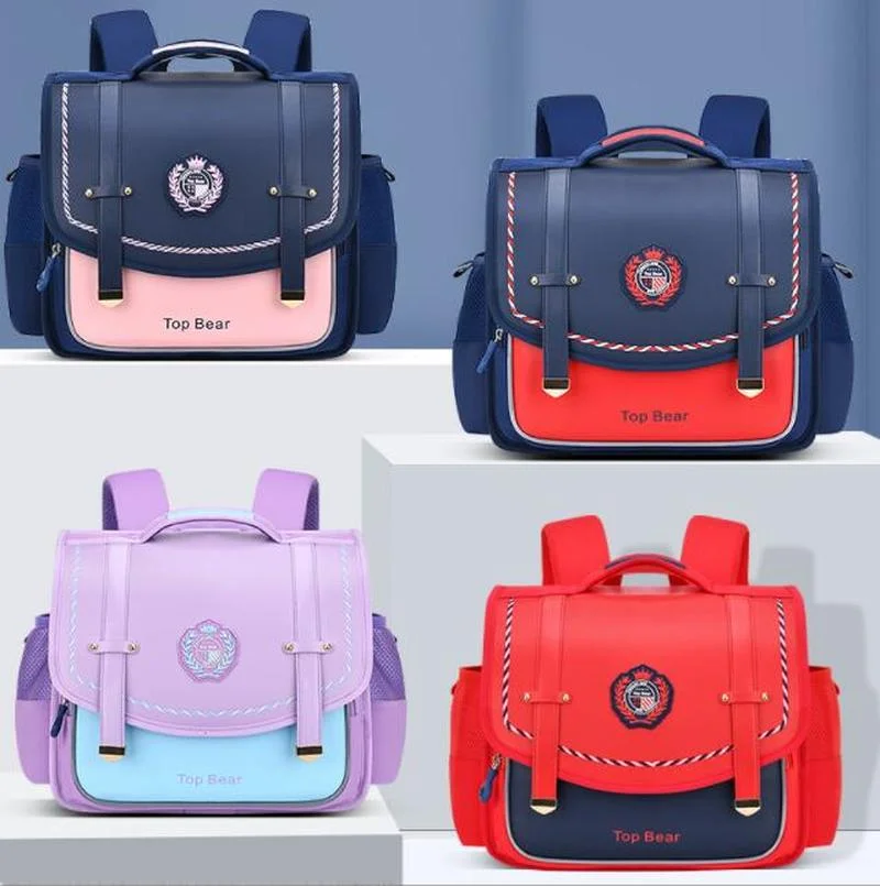 School Backpack for Kid Large Capacity Waterproof Schoolbag Causal Mochila for Students In Grades 1-3 Orthopedic Backpacks